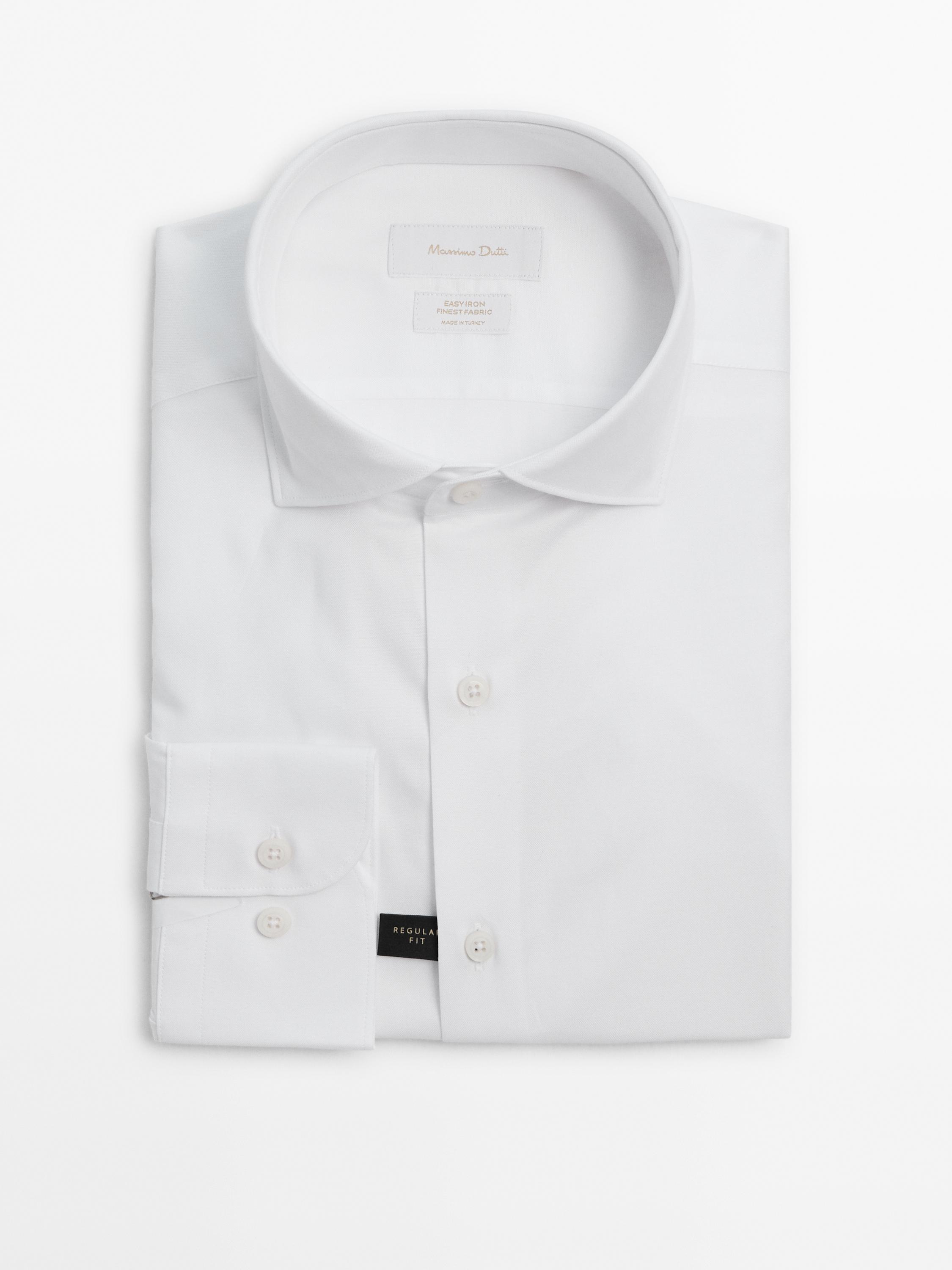 Regular-fit 100% cotton shirt